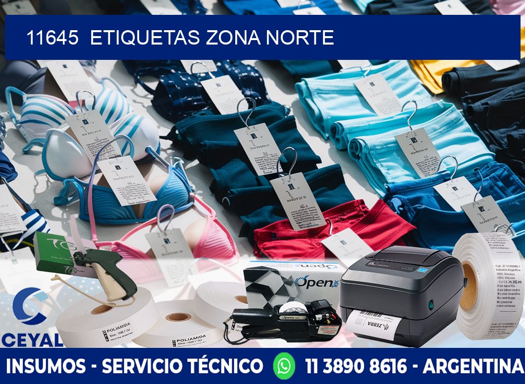 11645  ETIQUETAS ZONA NORTE