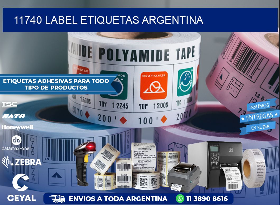 11740 LABEL ETIQUETAS ARGENTINA
