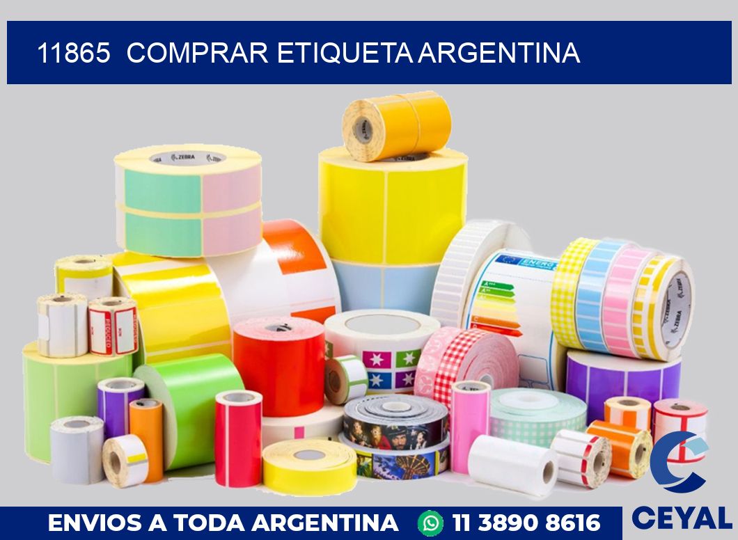 11865  COMPRAR ETIQUETA ARGENTINA
