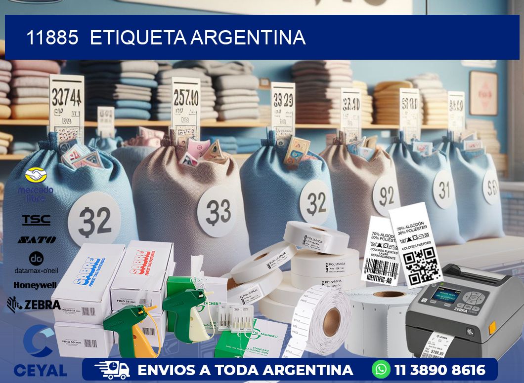 11885  ETIQUETA ARGENTINA