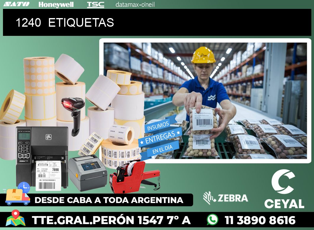 1240  ETIQUETAS