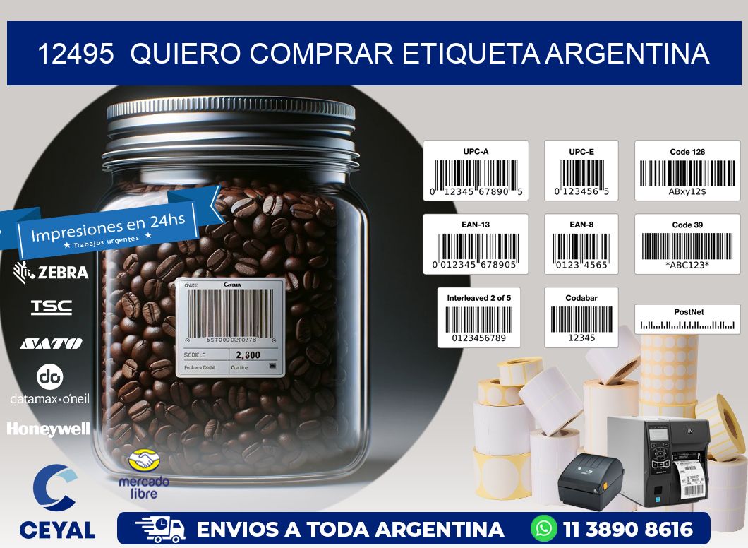 12495  QUIERO COMPRAR ETIQUETA ARGENTINA
