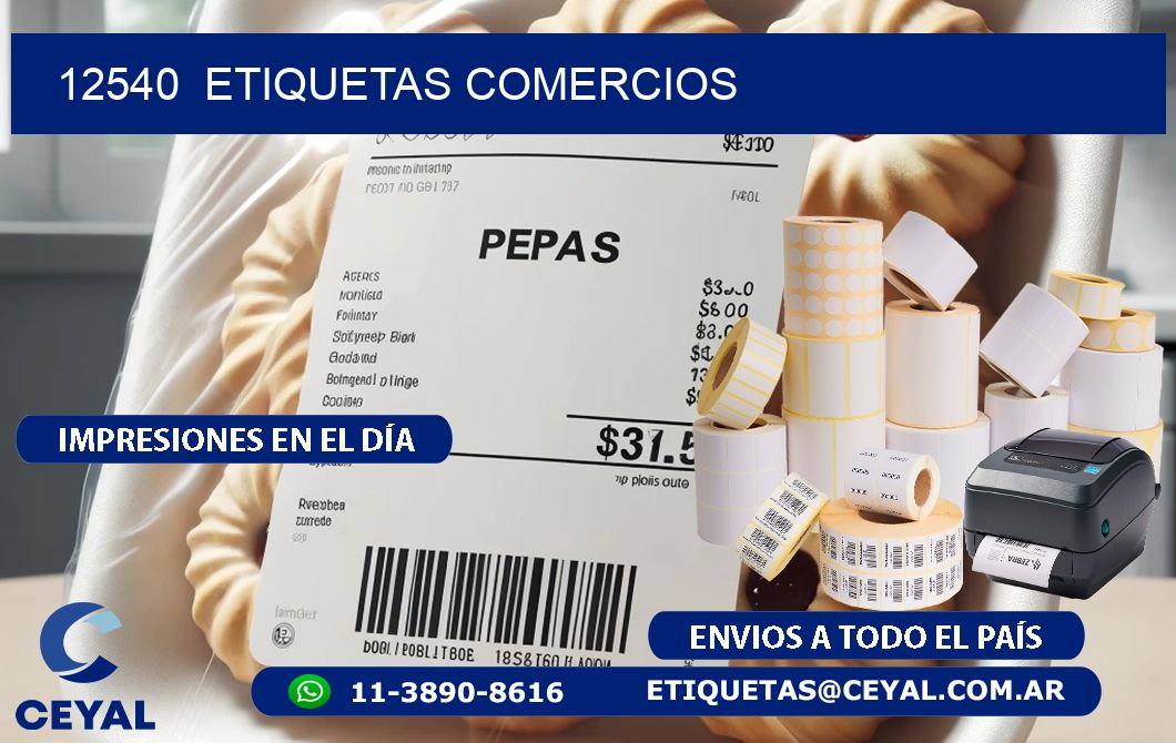 12540  ETIQUETAS COMERCIOS