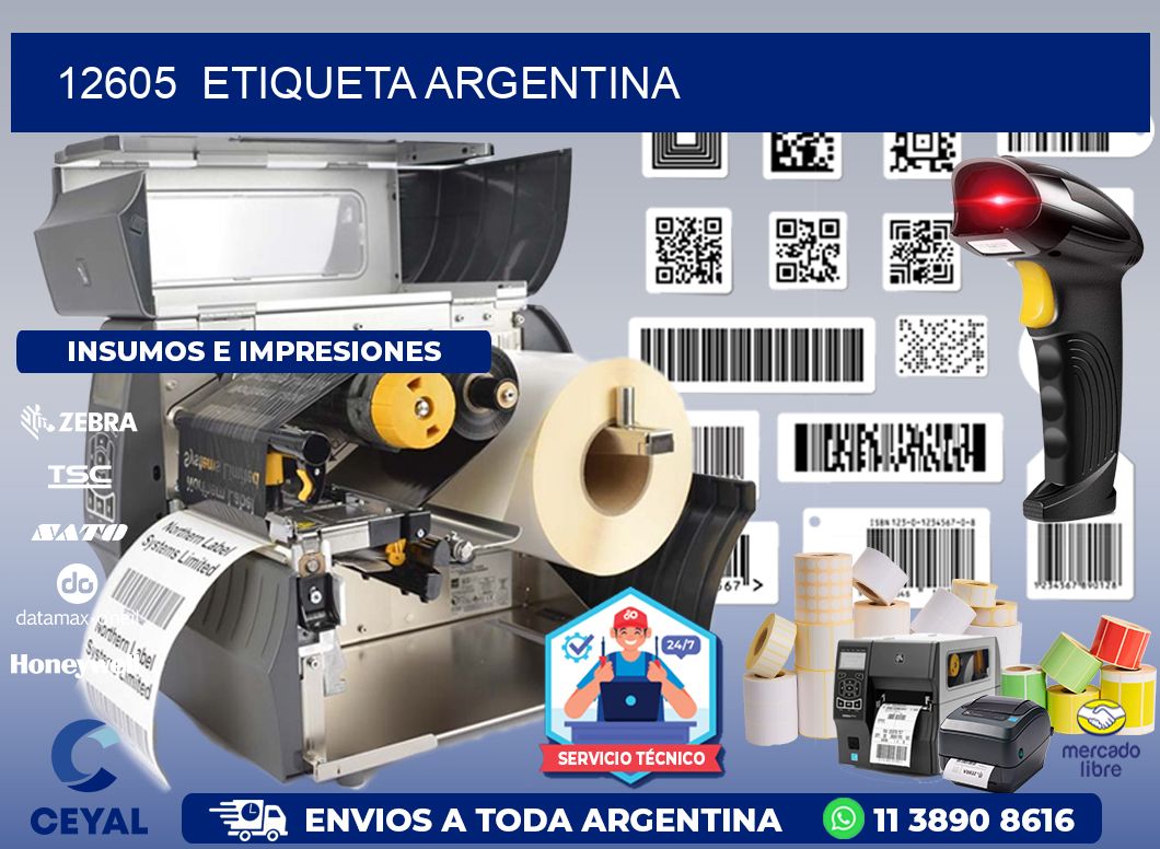 12605  ETIQUETA ARGENTINA