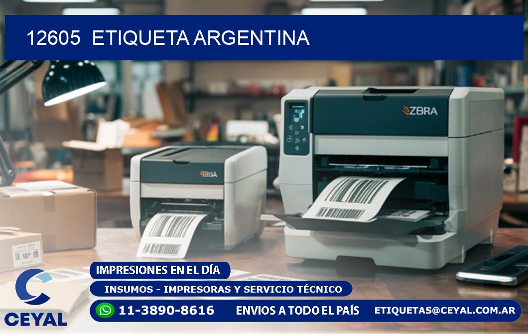 12605  ETIQUETA ARGENTINA
