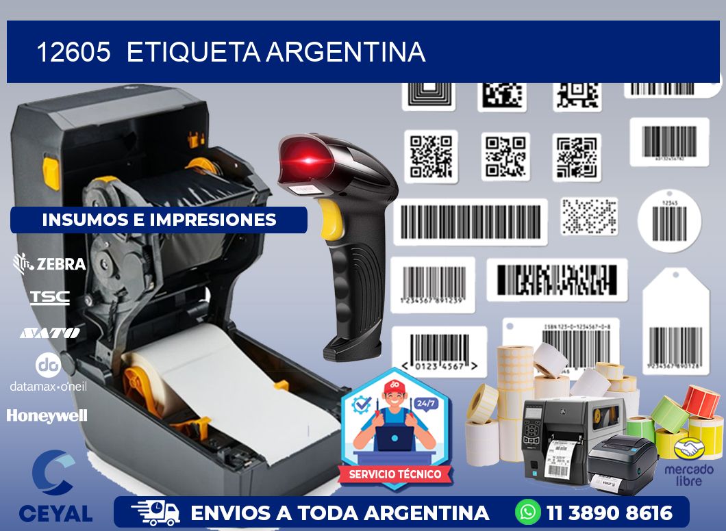 12605  ETIQUETA ARGENTINA