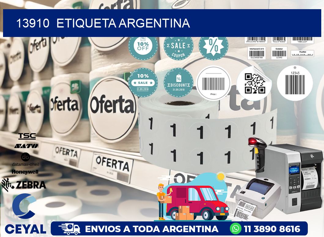 13910  ETIQUETA ARGENTINA