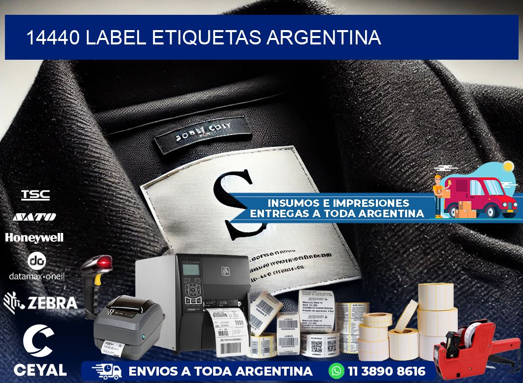 14440 LABEL ETIQUETAS ARGENTINA