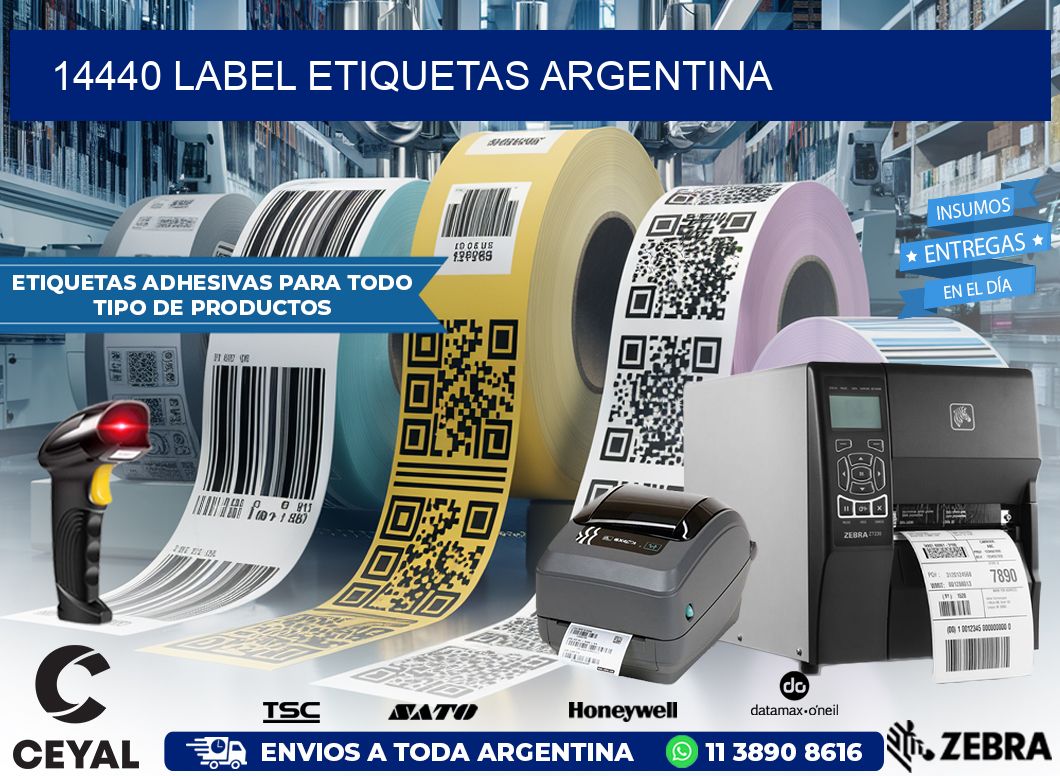 14440 LABEL ETIQUETAS ARGENTINA
