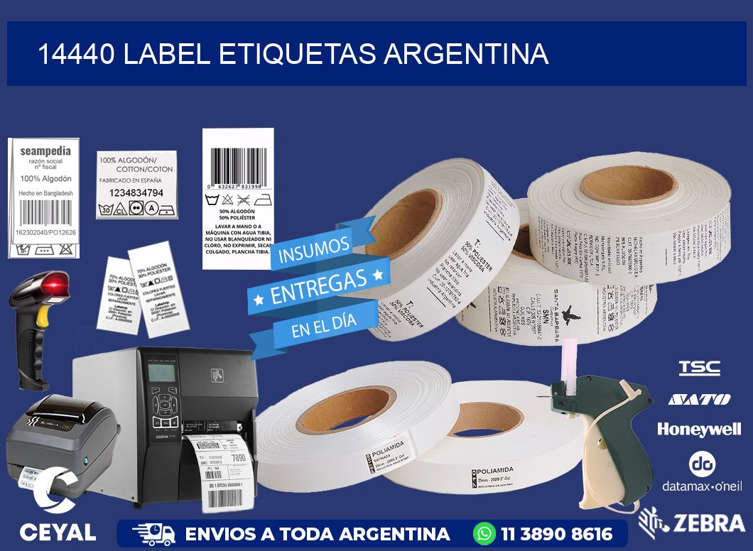 14440 LABEL ETIQUETAS ARGENTINA