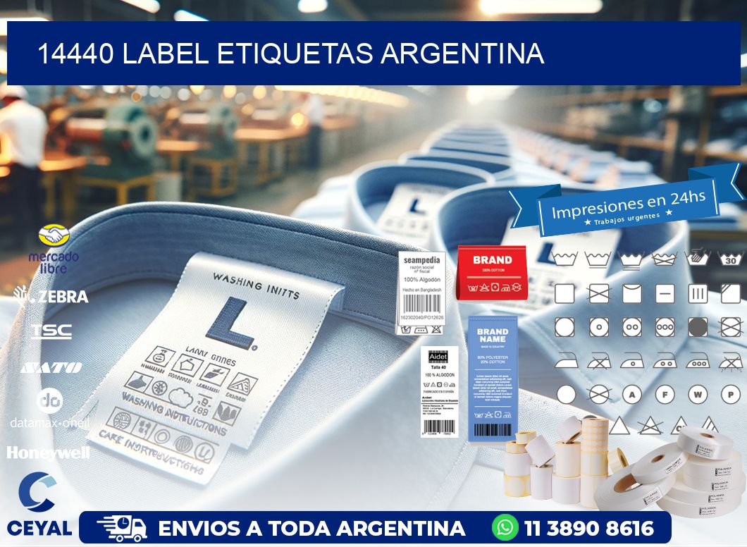14440 LABEL ETIQUETAS ARGENTINA