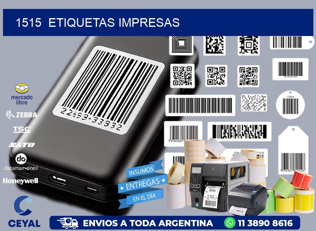1515  ETIQUETAS IMPRESAS