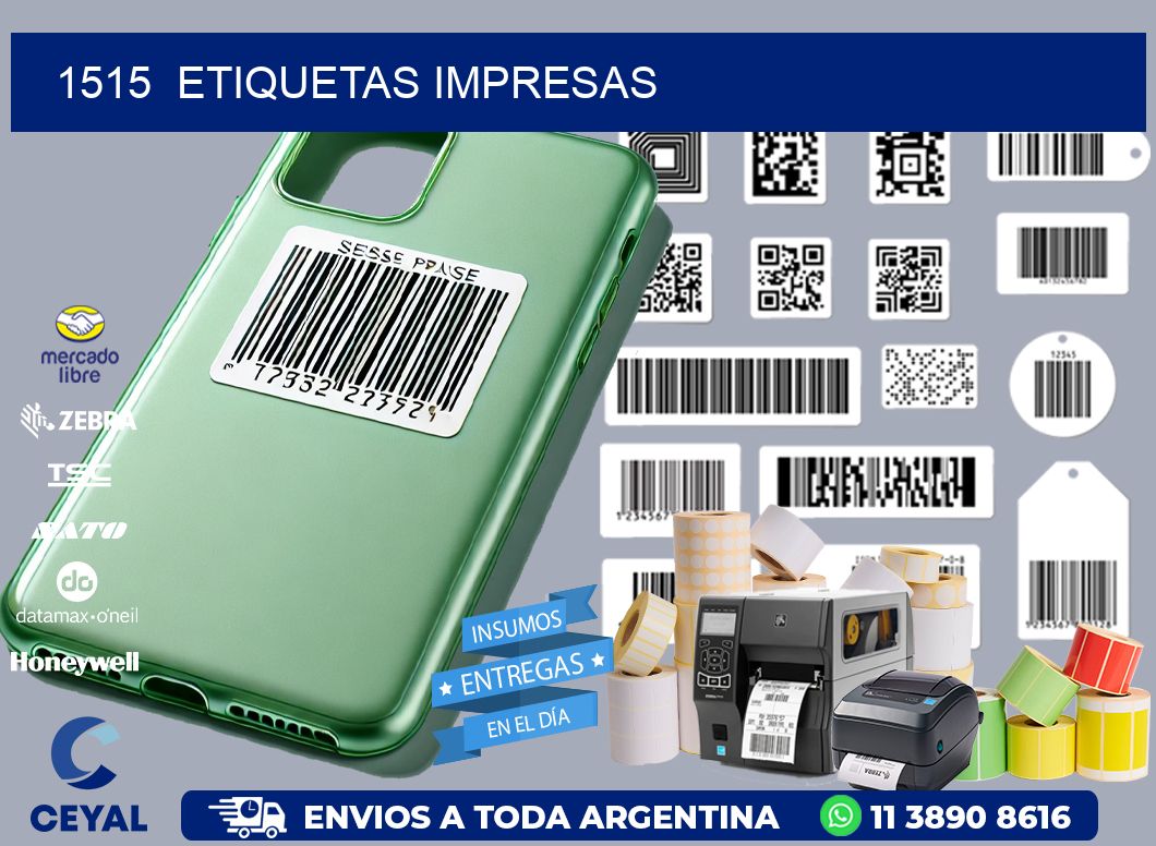 1515  ETIQUETAS IMPRESAS