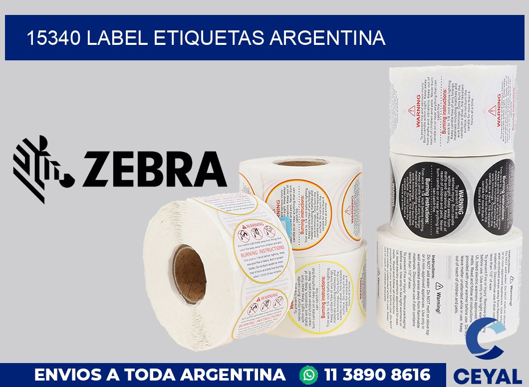 15340 LABEL ETIQUETAS ARGENTINA