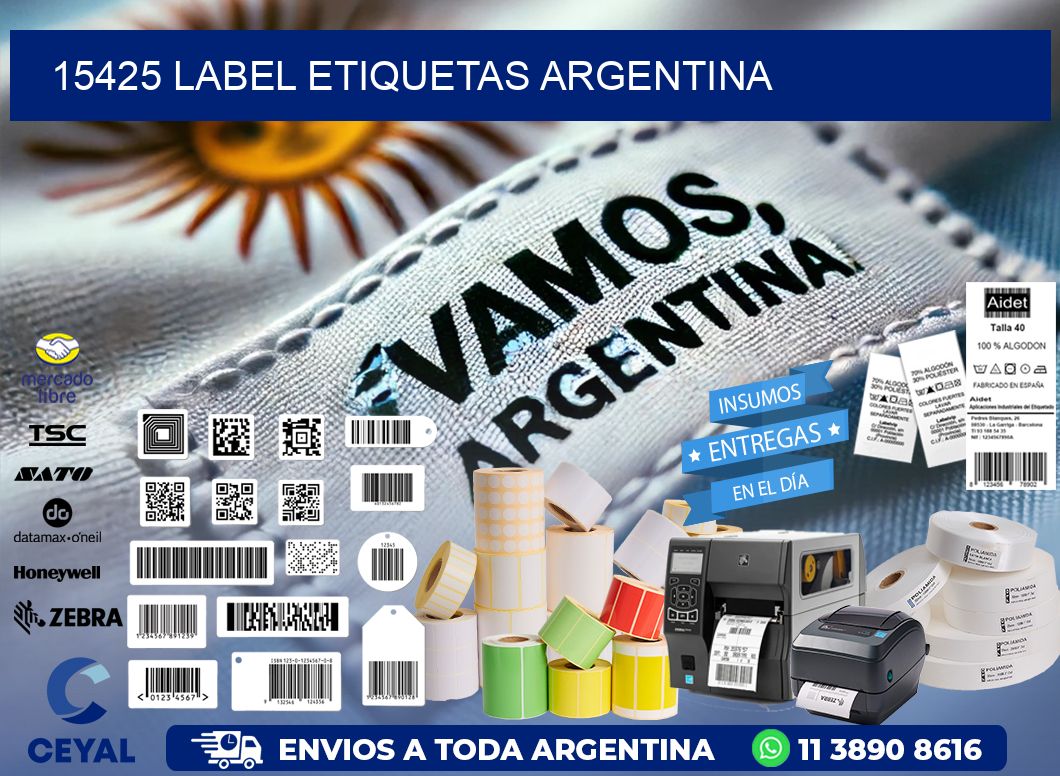 15425 LABEL ETIQUETAS ARGENTINA