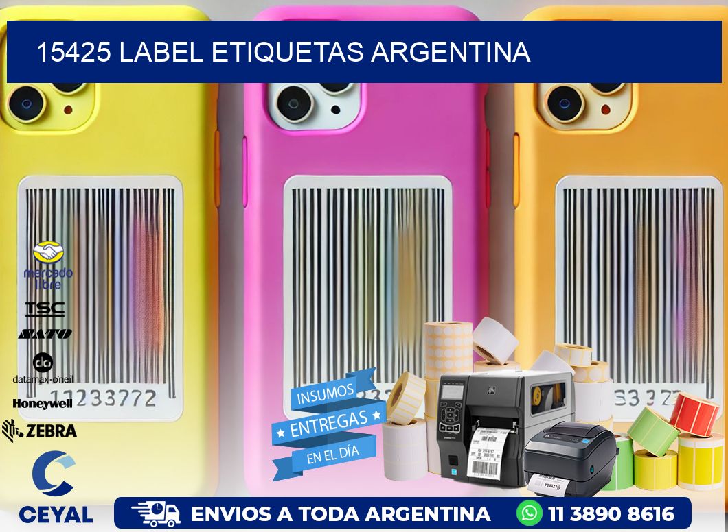 15425 LABEL ETIQUETAS ARGENTINA