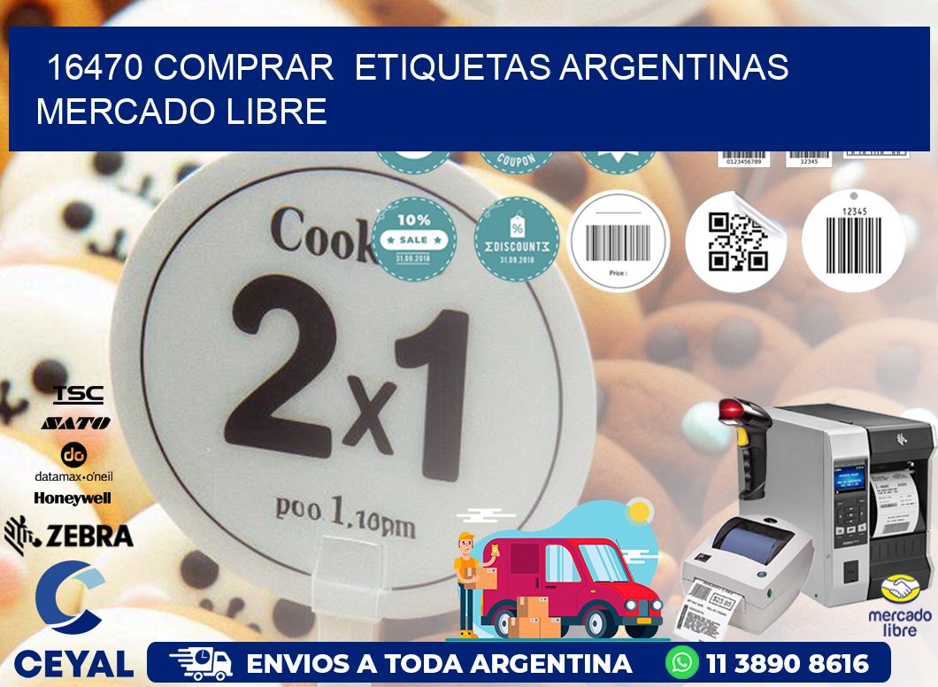16470 COMPRAR  ETIQUETAS ARGENTINAS MERCADO LIBRE