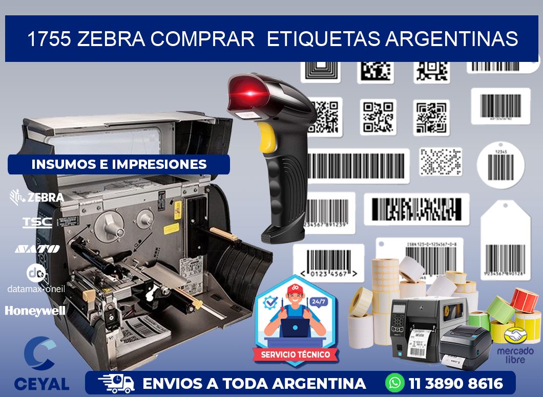 1755 ZEBRA COMPRAR  ETIQUETAS ARGENTINAS
