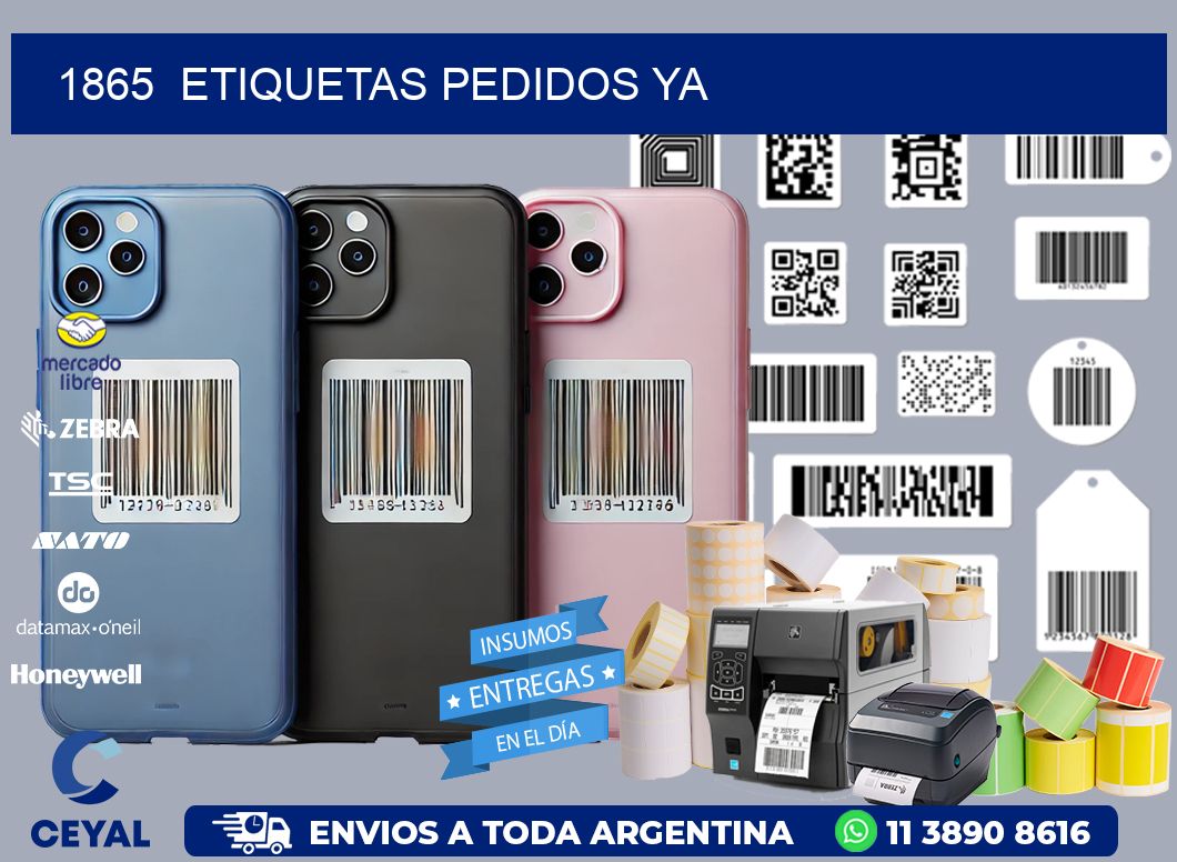 1865  ETIQUETAS PEDIDOS YA