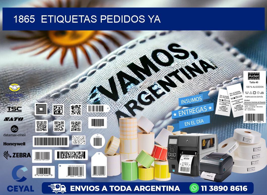 1865  ETIQUETAS PEDIDOS YA
