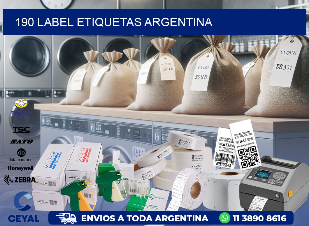 190 LABEL ETIQUETAS ARGENTINA