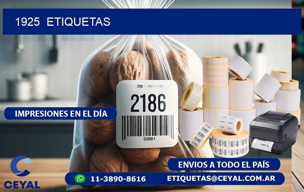 1925  ETIQUETAS