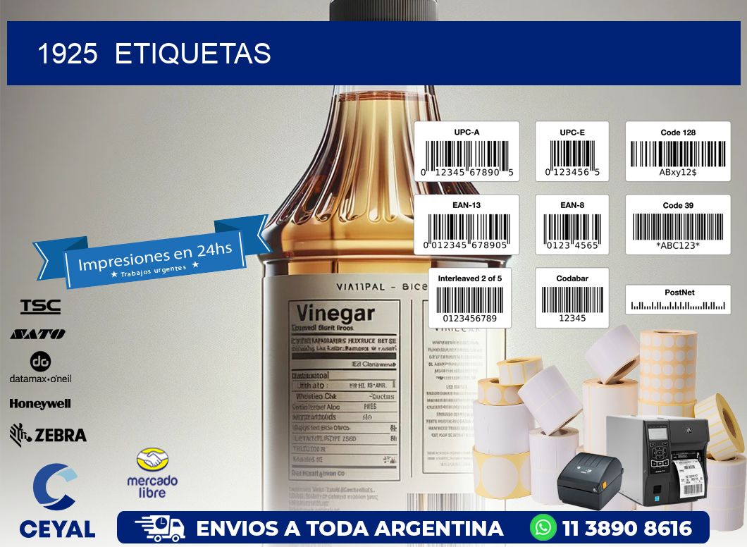 1925  ETIQUETAS