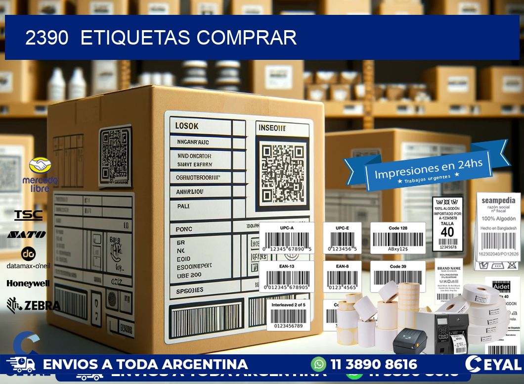 2390  ETIQUETAS COMPRAR
