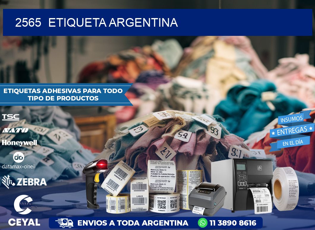 2565  ETIQUETA ARGENTINA