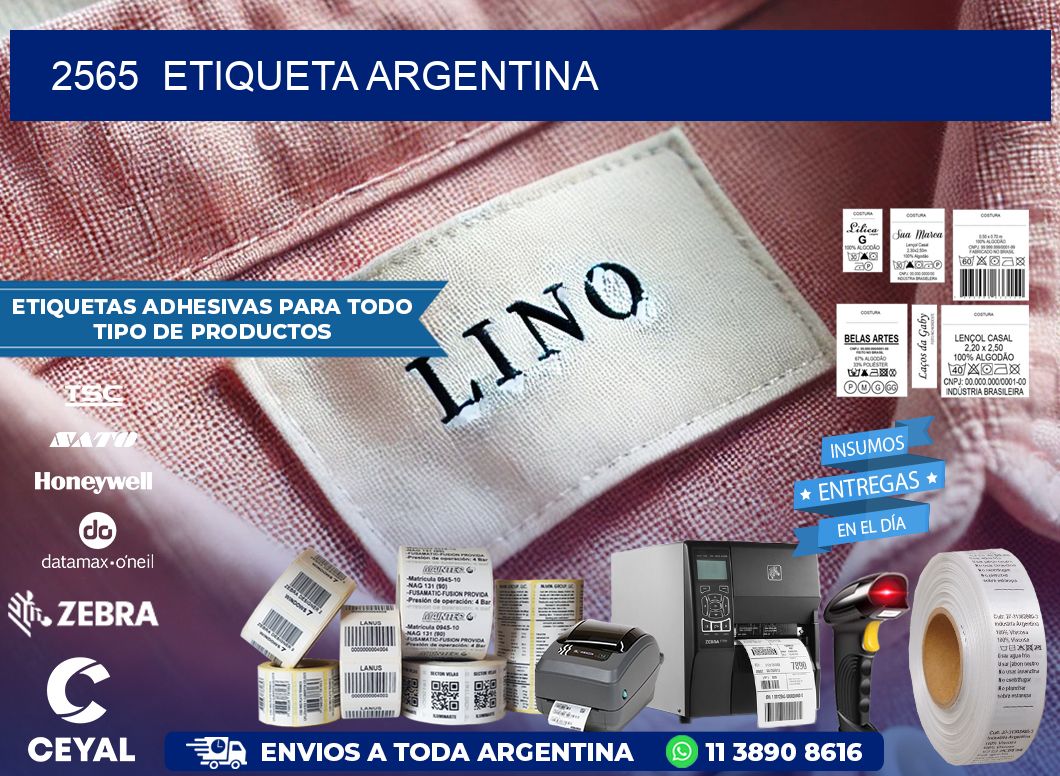 2565  ETIQUETA ARGENTINA
