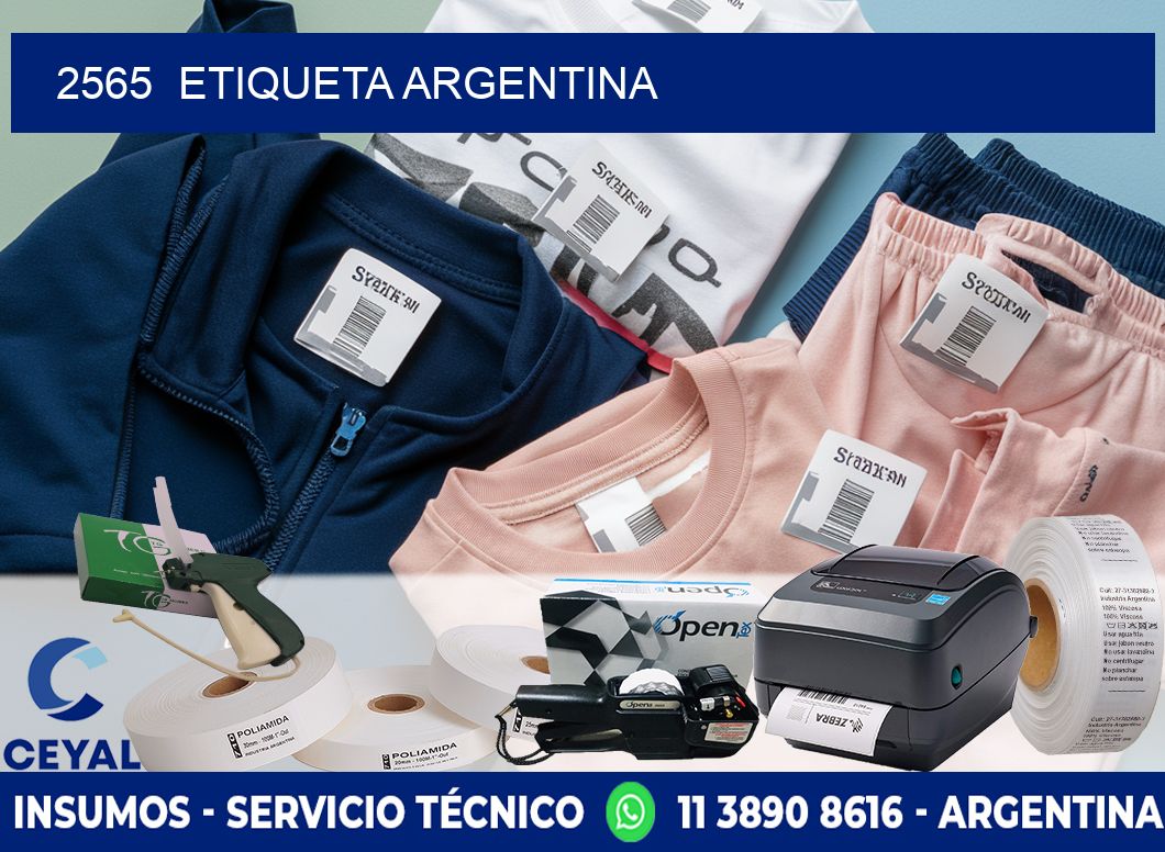 2565  ETIQUETA ARGENTINA