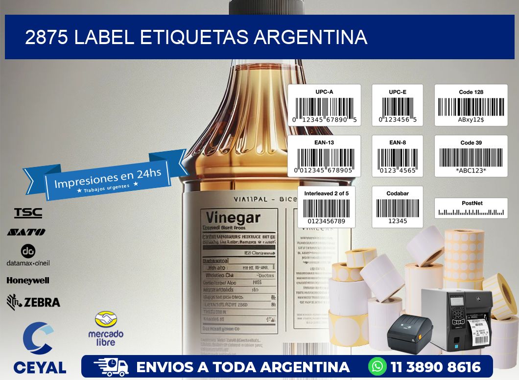 2875 LABEL ETIQUETAS ARGENTINA