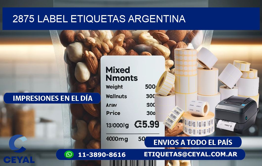 2875 LABEL ETIQUETAS ARGENTINA
