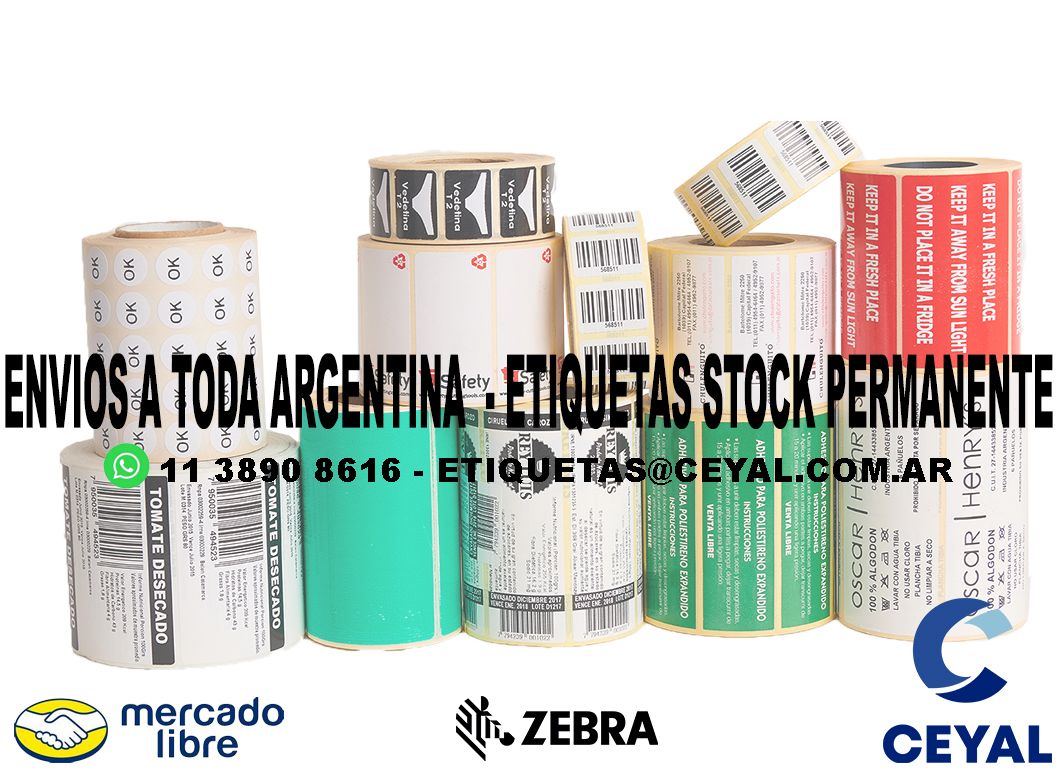 3000 ETIQUETAS 24 x 42