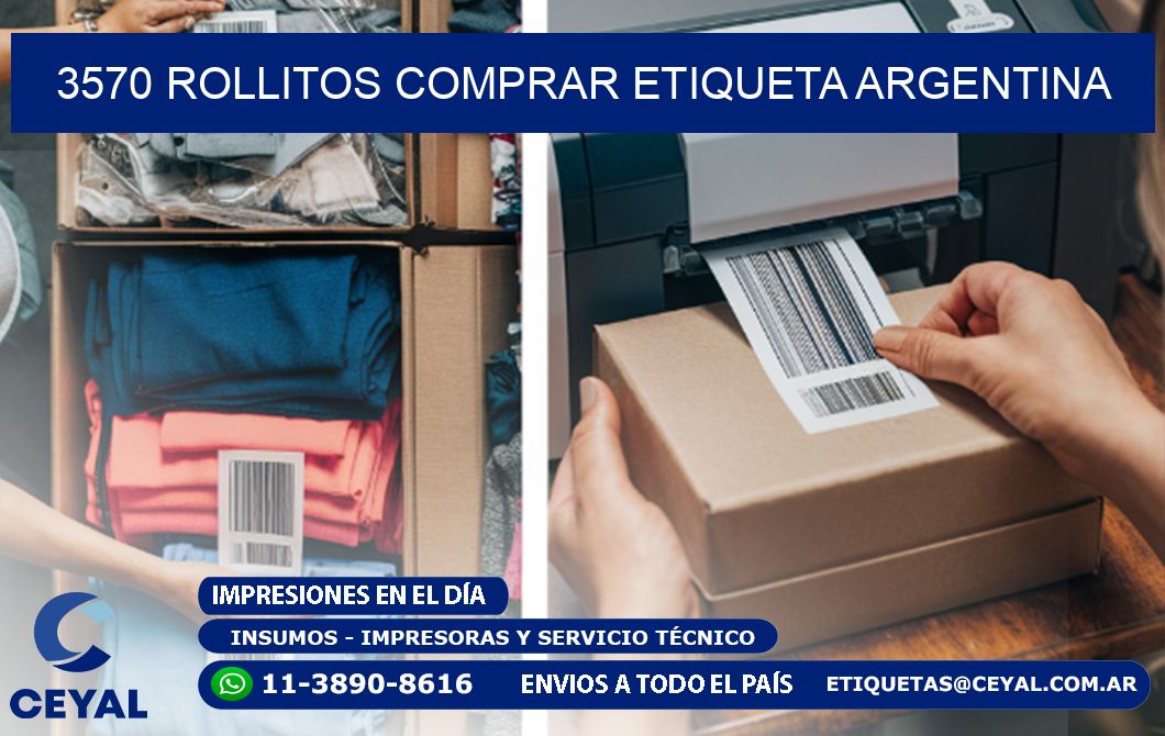 3570 ROLLITOS COMPRAR ETIQUETA ARGENTINA