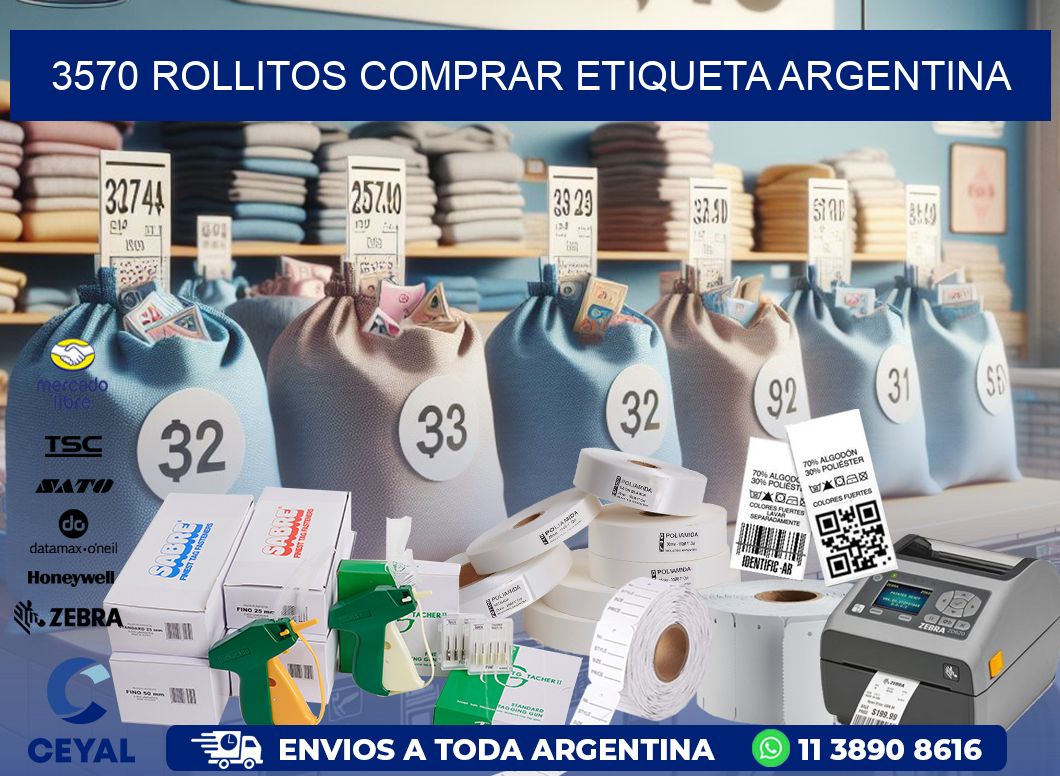3570 ROLLITOS COMPRAR ETIQUETA ARGENTINA