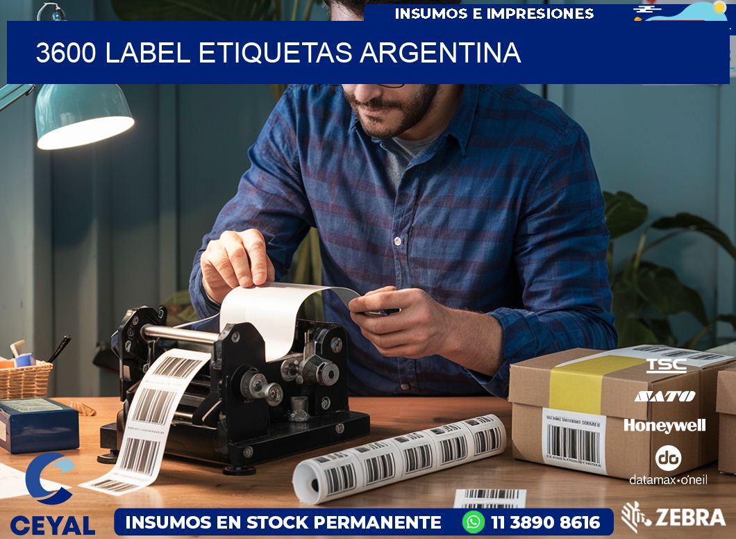 3600 LABEL ETIQUETAS ARGENTINA