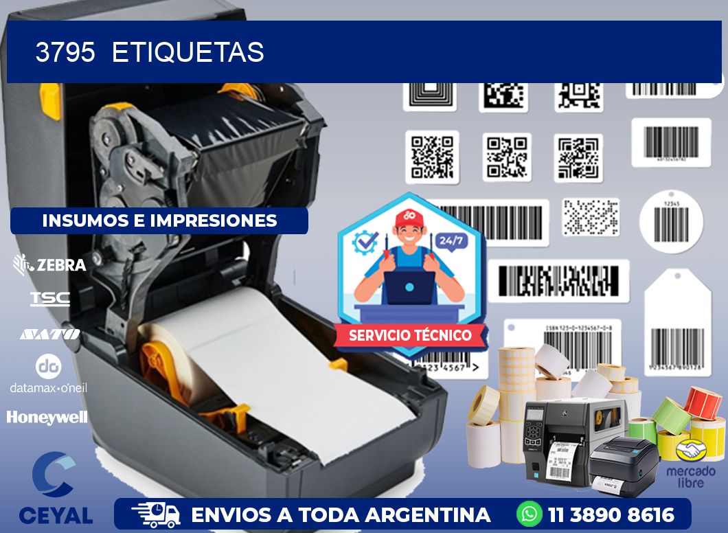 3795  ETIQUETAS