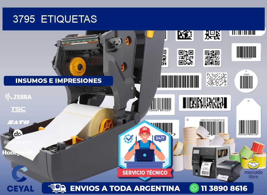 3795  ETIQUETAS