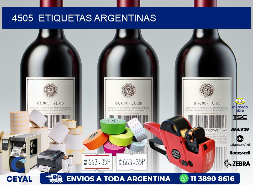 4505  ETIQUETAS ARGENTINAS