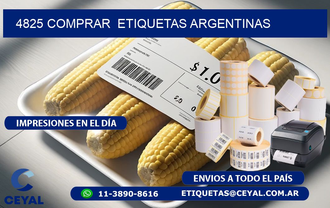 4825 COMPRAR  ETIQUETAS ARGENTINAS