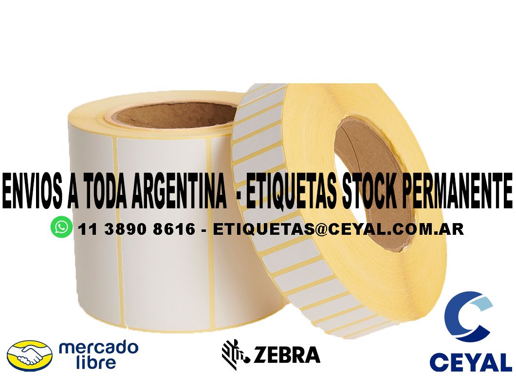 500 ETIQUETAS PEGATINA 25 x 99 ENVIOS ARGENTINA