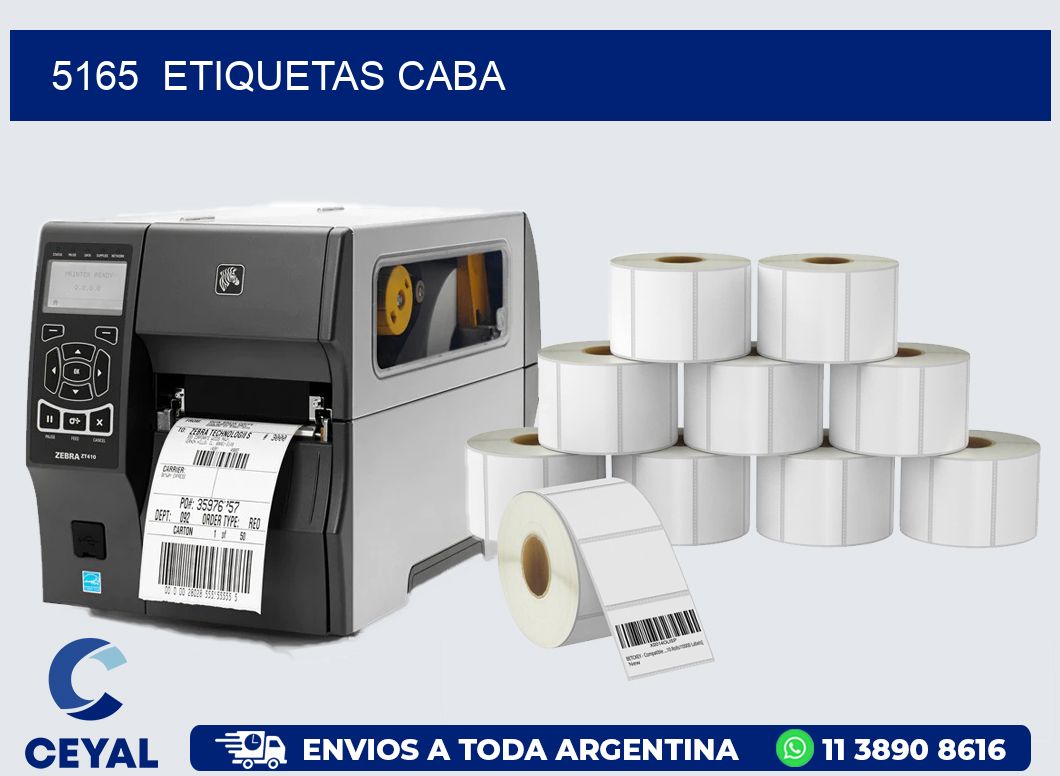 5165  ETIQUETAS CABA