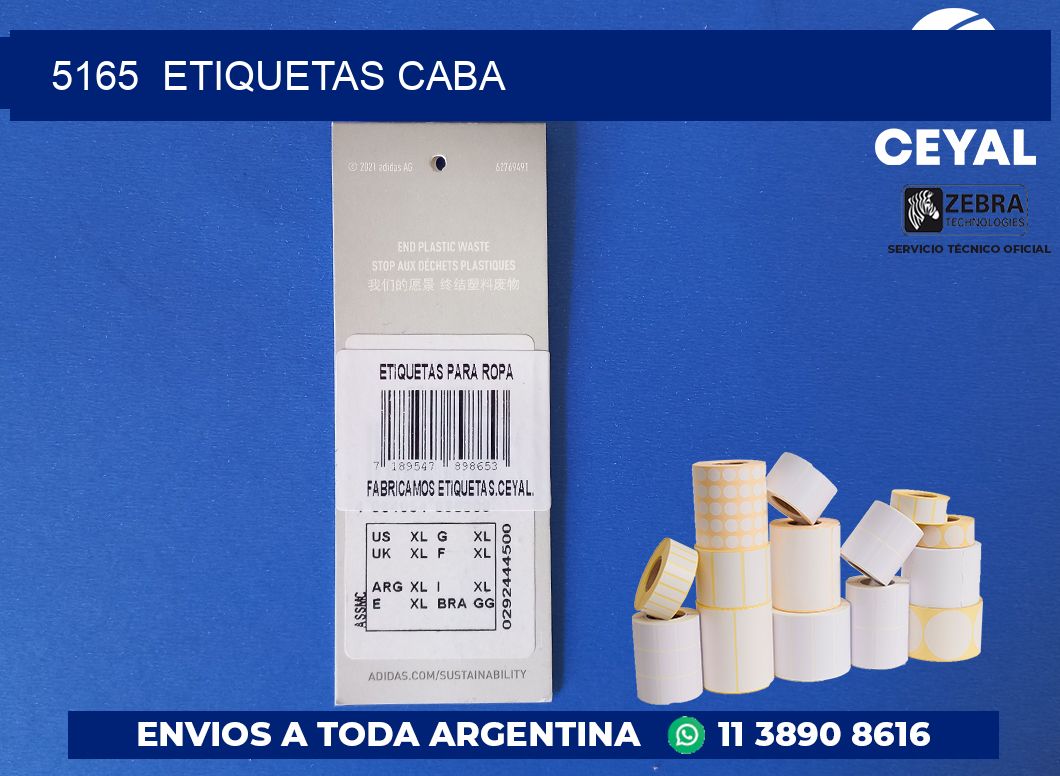5165  ETIQUETAS CABA