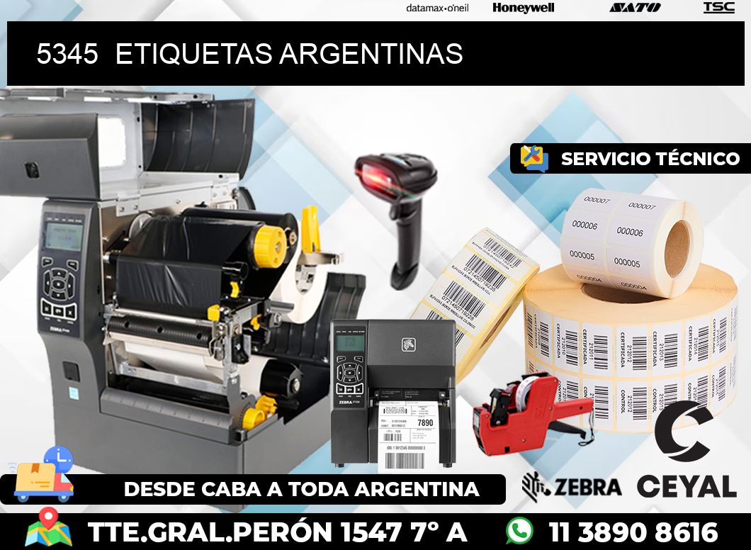 5345  ETIQUETAS ARGENTINAS