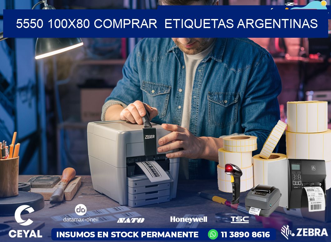 5550 100X80 COMPRAR  ETIQUETAS ARGENTINAS