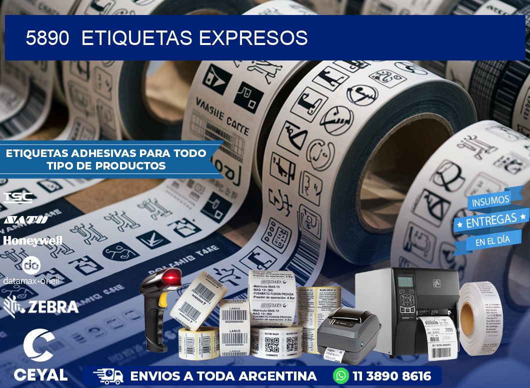 5890  ETIQUETAS EXPRESOS