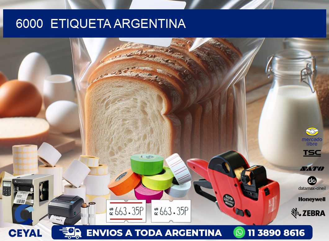 6000  ETIQUETA ARGENTINA