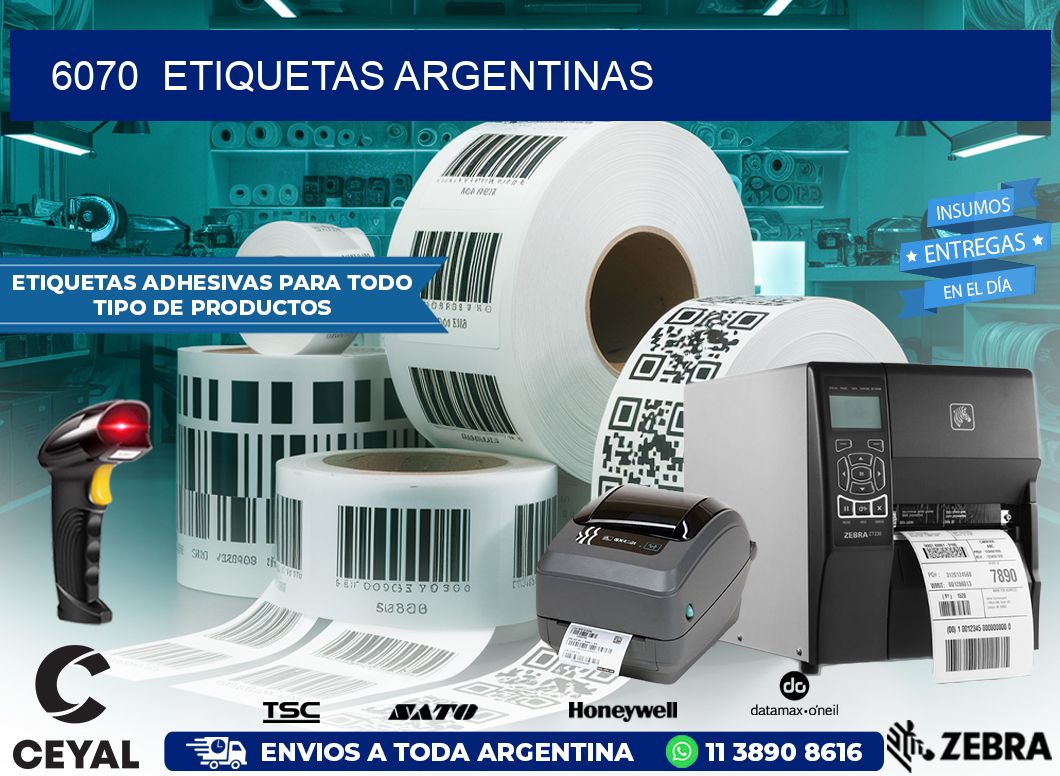 6070  ETIQUETAS ARGENTINAS