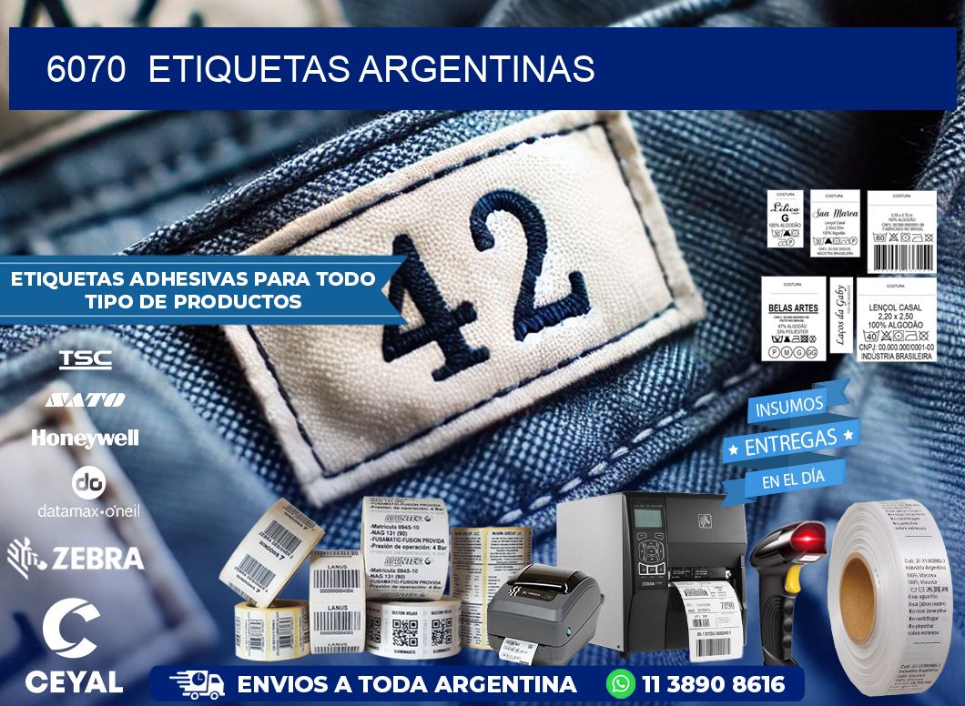 6070  ETIQUETAS ARGENTINAS